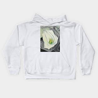 Calla Lily (Lily-Yellow No) Kids Hoodie